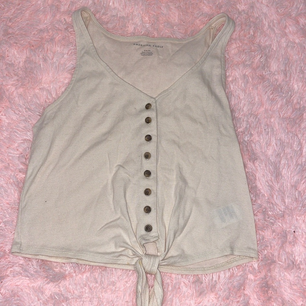 Button up tank top